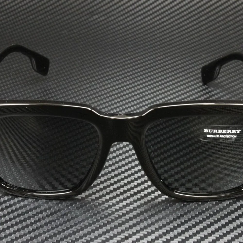 Burberry Black Men's Sunglasses With Box